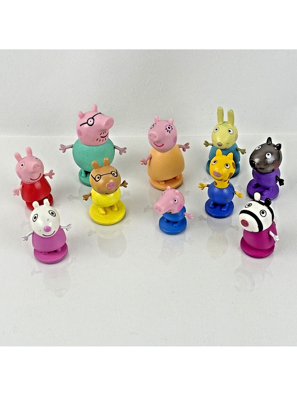 ABD Peppa Pig Mini Friend Figures Cake Toppers 1" to 2.5"